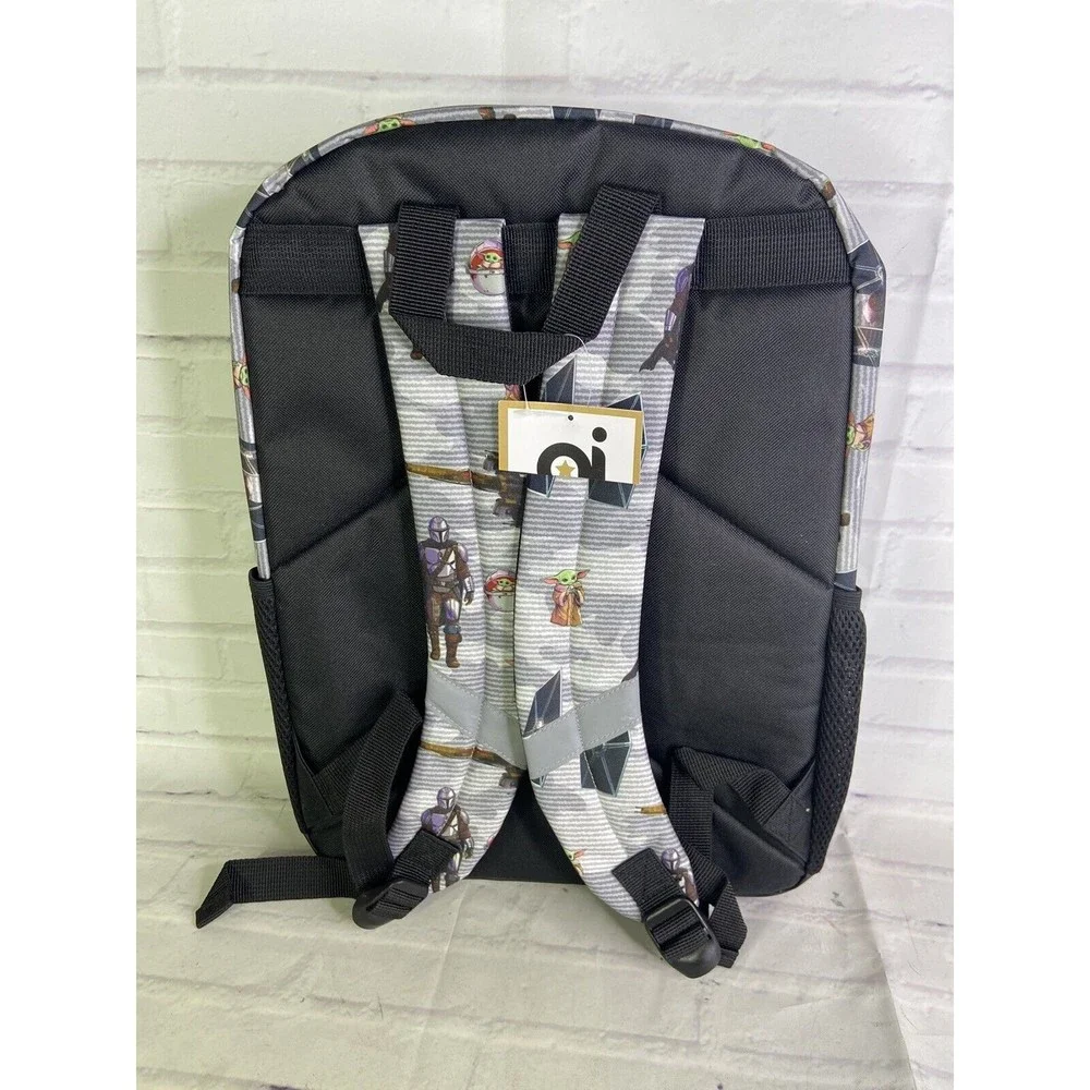 Disney Star Wars Mandalorian The Child Grogu School Backpack Bag Tech Sleeve NEW